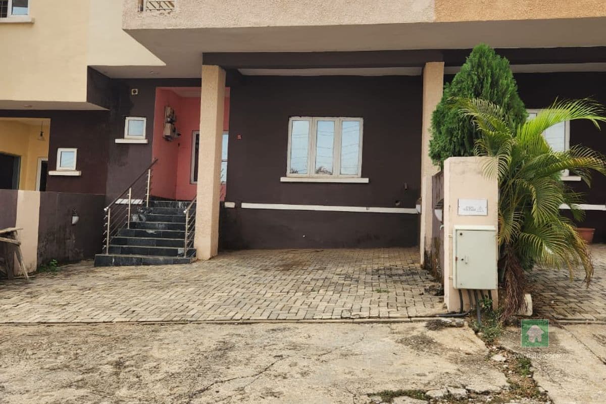 FOR RENT — 3-BEDROOM TERRACE DUPLEX + BQ AT LIFE CAMP, ABUJA-NIGERIA